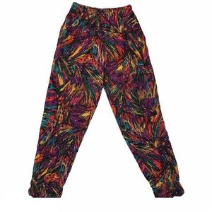 Colorful Retro Hippie Rainbow Pants